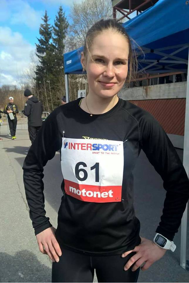 Satu Kähkönen sijoittui seitsemänneksi maantiejuoksun sm -kisoissa Espoossa.